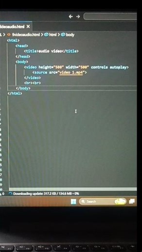 Learn HTML daily ✳️video tag #coding #html #webdevelopment #website #frontend #webprogrammer