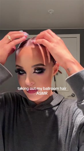 not me already cracking the slick beforehand to scratch my head😂😂 #fyp #asmr #asmrsounds #ballroom #ballroomdance