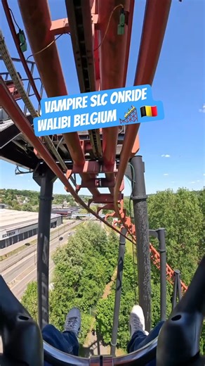 Vampire SLC Onride Walibi Belgium 🎢 🇧🇪 #rollercoaster #achterbahn #themepark #viral #freizeitpark