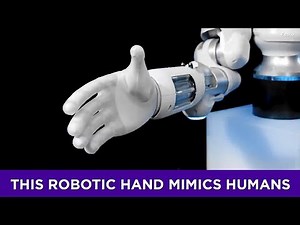 This robotic hand mimics humans