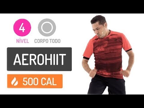 Melhor treino para EMAGRECER RÁPIDO - Treino Aerohiit de 500 Calorias