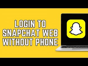 How To Login To Snapchat Web Without Phone 2024 | Snapchat Login PC