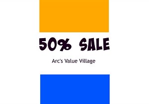 6K views · 69 reactions | Shop with a purpose at our Memorial Day 50% Sale! | Arc's Value Village | Facebook