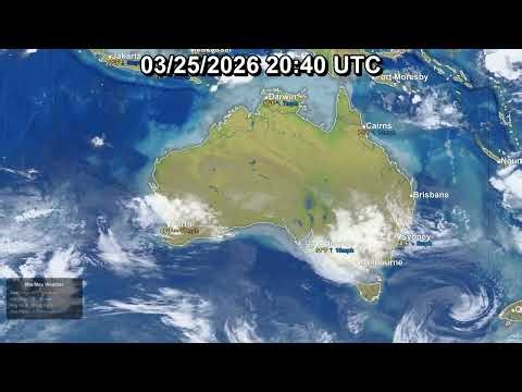 Australia & Oceania 7-Day Weekly Satellite Weather | Mar 22 – Mar 31, 2026