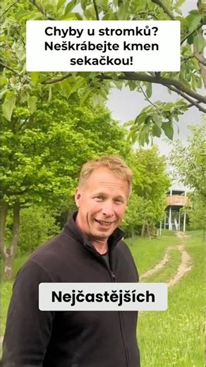 Neničte své ovocné stromy zbytečně sekačkou! 🍎