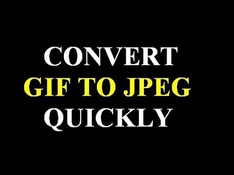 How to convert gif image to jpg format