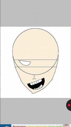 day 1 draw anime face| I can't make a hair😭😭😭😭