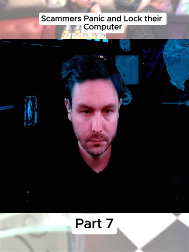 Scammers Panic and Lock their Computer