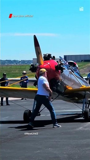 How Early Airplanes Were Started by Hand