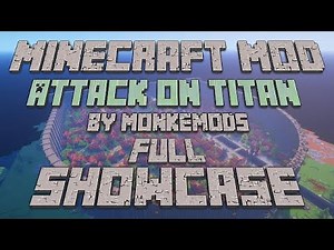 Full Minecraft Attack on Titan Mod Showcase [OUTDATED]