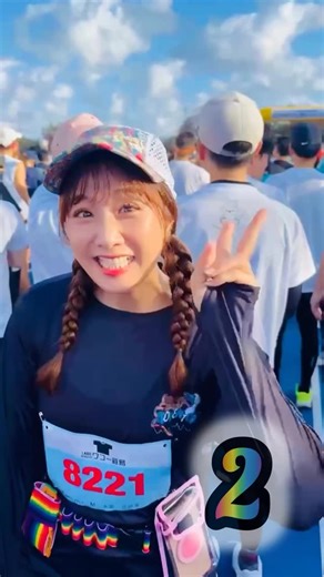 宝眞榮 日也美 on Instagram: "⭐︎あやはし海中ロードレース2026⭐︎ 今年も無事に走り切りました🏃‍♀️✨ #マラソン #うるま市 #あやはし海中ロードレース大会"