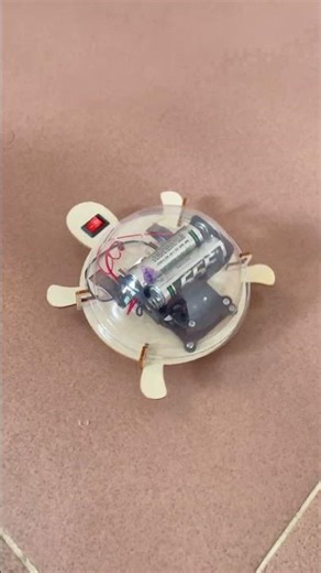 DIY Walking Wooden Turtle Robot | Simple Engineering Project