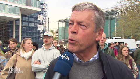 "Reichsbürger"-Demo und Gegenproteste in Braunschweig
