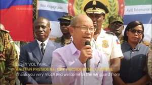 Military police and soldiers from Guatemala and El Salvador arrive in Haiti to help fight gangs