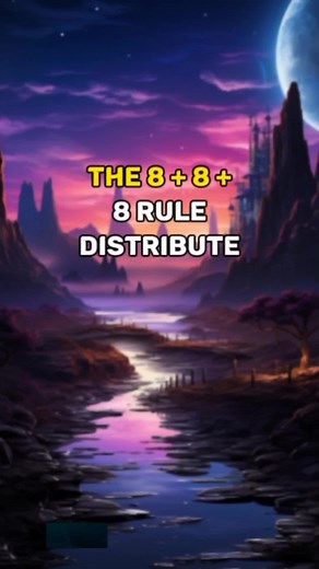 The 8 8 8 Rule: Balancing Your 24 Hours for Success