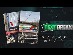 Instagram trending TEXT BREAKING effect in Capcut 🤯