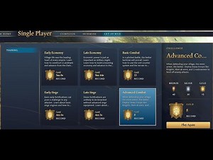 Age of Empires IV Advanced Combat Gold Medal
