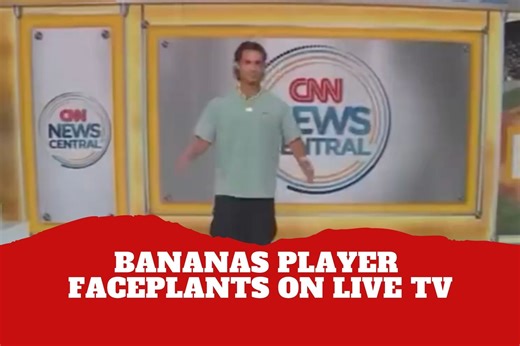 Savannah Bananas player faceplants on Live CNN backflip attempt leaving anchors stunned