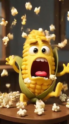 Unique Corn Turns Into Popcorn 🍿😂 | 3D Animation