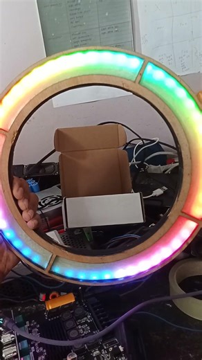 Simple Arduino Rainbow UV meter #arduino #bass #music #youtubeshorts