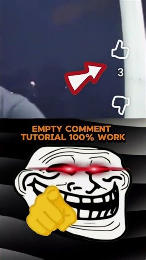 Empty comment tutorial 2026 #shorts #trends