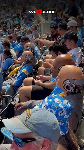 Robots Seen at Football Game?! 😳 (The Creator Movie Stunt)