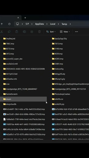 Windows full? Delete this hidden folder NOW! ⚡ #windowstips #pctips #wintechninja