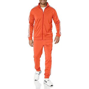 [Hot Item] Men's Basic Polyester Jogging Suits Sportswear with Stripes