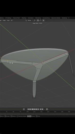 Blender 5.0 - Table | #blender3d #blender #3dart #modeling #art