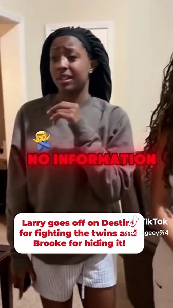 Larry goes off on Destiny for fighting the twins and Brooke for hiding it!#bethany #larrystylinson #destiny #vidoeviral_tiktok #kountrywaynecomedy