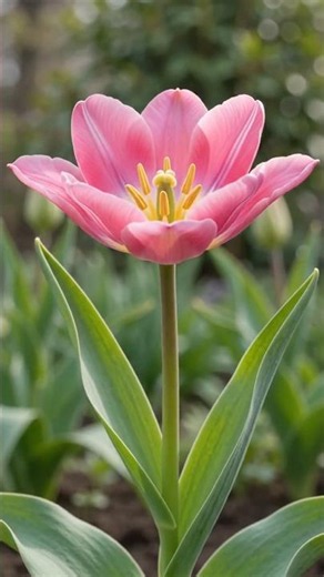 🌷 “Wait for It… The Tulip Bloom is Stunning 🌷”