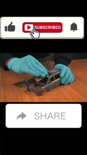 Broken toys become luxurious!! The amazing restoration process of a toy car👀🔥