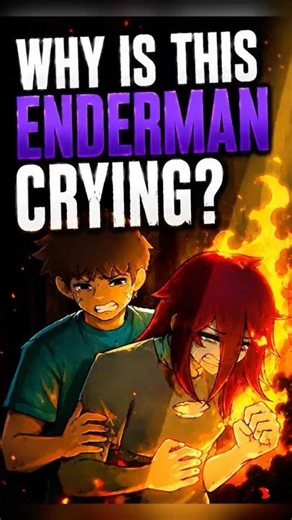 Why Is This Enderman Crying? #shorts #minecraft #enderman #gaming