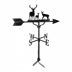 Deer Family Weathervane, 14 Colors Available, Roof Mount Included, Buck and Doe - Etsy