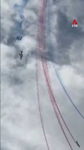 French aerobatic jets collide during air show rehearsal