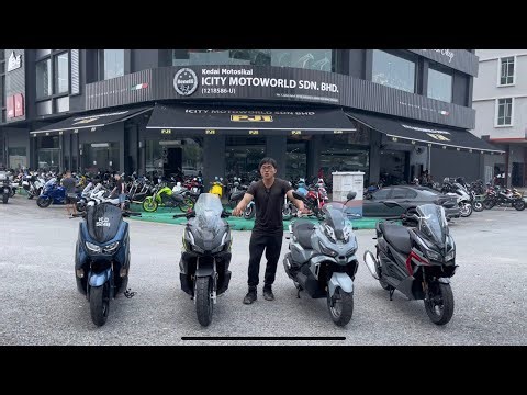 Review 150cc Scooter In Malaysia Nmax VS ADV160 Husky,RT1,ADV150,JetX,Xtreme150 Icity Motoworld