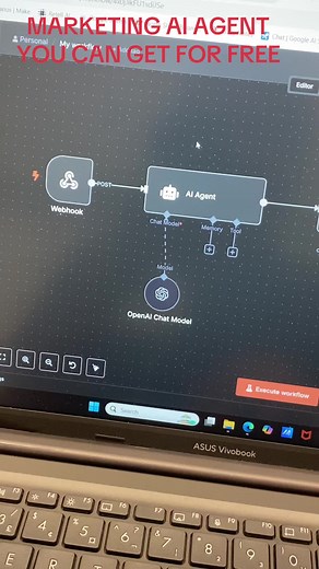 Here is an AI agent I created for a real estate agent. If you want this AI agent comment the automation in the comments below and I will send it to you #AI #automation #nocode