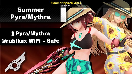 Summer Pyra/Mythra Mod for Super Smash Bros. Ultimate | SSBU Mods