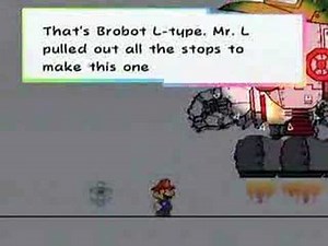 Brobot L-Type: World #6 Boss Fight: Super Paper Mario [Wii]
