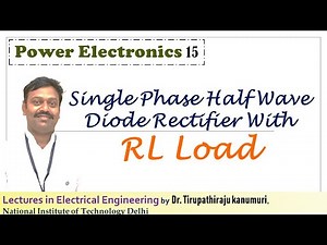PE15 Single Phase Half Wave Diode Rectifier With RL Load