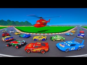 Cars Race Extreme Track Crazy 8 McQueen Jackson Storm Doc Hudson Cruz Ramirez The King and Legends