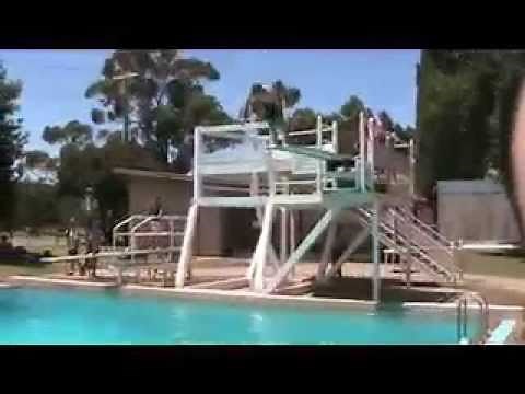 Diving Board Accident. Diving Board Fail