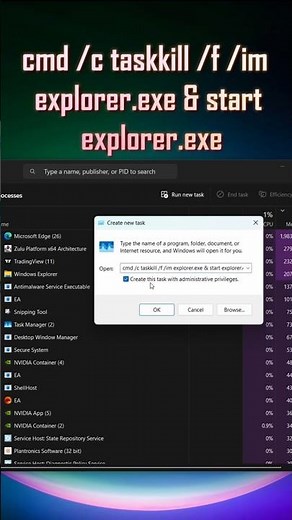 Fix the Invisible Taskbar Bug! | #shorts #windows #windows11 #tips