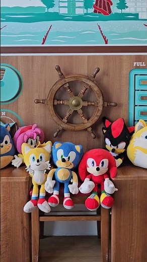 Sonic Plush Adventure on a Ship Deck – Perfect for Kids!