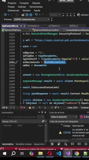 🚀 Consulta EsSalud con solo HttpClient | C# #WebScraping #HttpClient #EsSalud