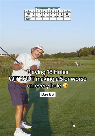 Over/Under 100 Days 😂 (Full 18 Holes out now on YT Channel) #golf #golftiktok #golfswing #golfer #no5challenge