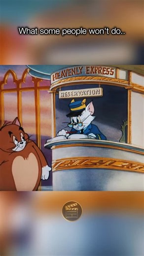 Movie MosaicClips on Instagram: "🎬 Tom & Jerry: Heavenly Puss (1949) 🎭 Genre — Animation, Comedy, Slapstick ⏳ Runtime — 7 minutes ⭐ Rating — 7.9/10 (IMDb) 📌 Overview — In this classic Tom & Jerry short, Tom has a near-death experience after a chaotic chase goes wrong. He finds himself riding a ghostly escalator toward the afterlife… but there’s a catch: he has one hour to get Jerry to forgive him — or he’s doomed. What follows is one of the most dramatic, surreal, and intense Tom & Jerry epis