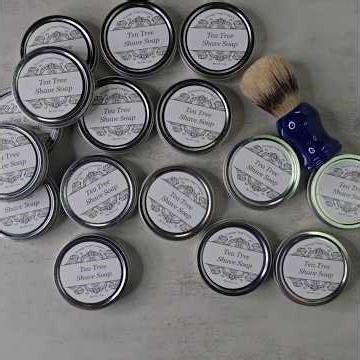 Tea Tree Shave Soap in the making! New recording equipment in use! #shavesoap #handmadesoap #soap