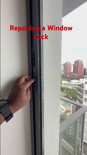 Repairing a Window lock #lock #window #aluminium #interiordesign