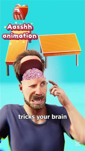 How The Table Illusion Works 🤯 #facts #animation